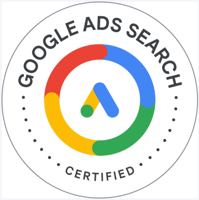 credentials Certificación en Búsqueda de Google Ads